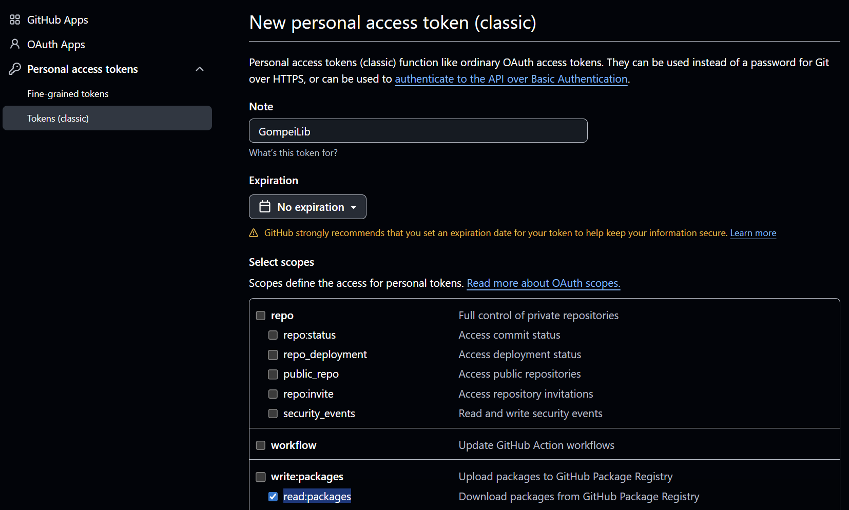 Token Gen Selection